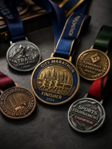 Why Custom Sports Medals Use Different Finishes for Age Groups